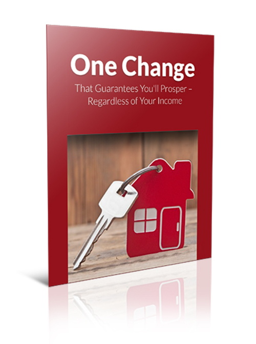 Product picture one change that ensures your prosperity